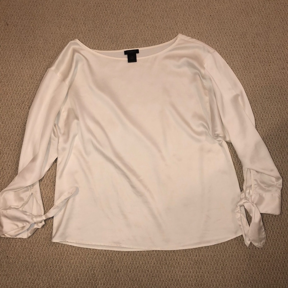 Ann Taylor Satin Long sleeve top